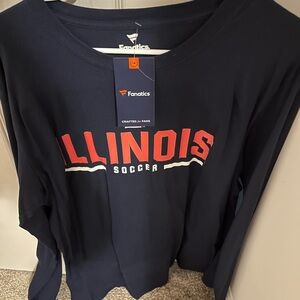 Fanatics Navy Long Sleeve Shirt